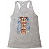 crazy totem Racerback Tank