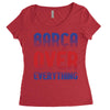 barca over everything!! Women's Triblend Scoop T-shirt