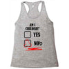 am i childish Racerback Tank