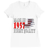 made in 1957 finest quality Ladies Fitted T-Shirt