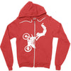 motocross motor bike motorrad cross biker freestyle mx sx baja Zipper Hoodie