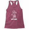 gingerbread man eat me Racerback Tank