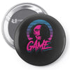 let's play the game eightees Pin-back button