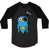 uberpup hey brain cakes! 3/4 Sleeve Shirt