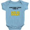 everything i touch turns to sold Baby Bodysuit