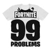 fortnite 99 problems - black All Over Women's T-shirt