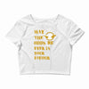 MAY THE ODDS BE EVER IN YOUR FAVOUR Crop Top