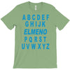 alphabet abc elemno T-Shirt