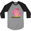mrs yetti and her poops 3/4 Sleeve Shirt