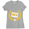 cassette taps Ladies Fitted T-Shirt