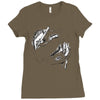 self made zombie Ladies Fitted T-Shirt