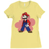 mario Ladies Fitted T-Shirt