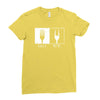 metal fork Ladies Fitted T-Shirt