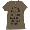weird kitty Ladies Fitted T-Shirt