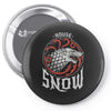 snow Pin-back button