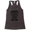 Super Cool Mom Of A Freaking Awesome Son Racerback Tank