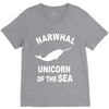 narwhals V-Neck Tee