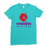stylish retro hawaiian airlines Ladies Fitted T-Shirt