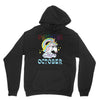 unicorns are born in october cute unicorn Unisex Hoodie