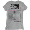 June Girl Facts Gemini Ladies Fitted T-Shirt