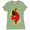 warning Ladies Fitted T-Shirt