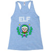 elf christmas Racerback Tank