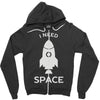 need space Zipper Hoodie