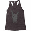 death to all but metal Racerback Tank