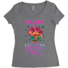 birthday troll daddy Women's Triblend Scoop T-shirt