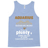Aquarius Hated By Many Wanted By Plenty Disliked By Some Confronted By Tank Top