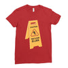 the floor is lava Ladies Fitted T-Shirt