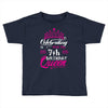 Celebrating With the 7th Birthday Queen Toddler T-shirt