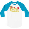 pizza is my valentine 2 3/4 Sleeve Shirt