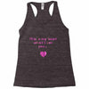 this is my heart when i see you Racerback Tank