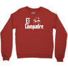 el compadre   the godfather in spanish espanol movie symbol mexcian te Crewneck Sweatshirt