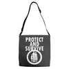 protect and survive Adjustable Strap Totes