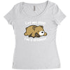 dreamer bear Women's Triblend Scoop T-shirt