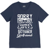 This Guy Is Taken By A Super Sexy October Girlfriend V-Neck Tee