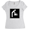 game over baby Women's Triblend Scoop T-shirt
