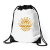 camp ivanhoe Drawstring Bags