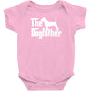 the dogfather beagle white Baby Onesie