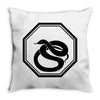snake black Throw Pillow