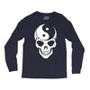 yin yang skull Long Sleeve Shirts