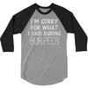 burpees workout 3/4 Sleeve Shirt