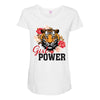 Girl Power Maternity Scoop Neck T-shirt