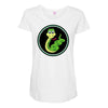 CUTE SNAKE Maternity Scoop Neck T-shirt