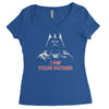 i am your father   mens funny Women's Triblend Scoop T-shirt