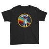 Nasa  Blue White Yellow Color Youth Tee