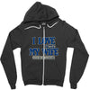 my wife lets me fishing Zipper Hoodie