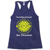political the 80's 60's hippy anti capitalism Racerback Tank